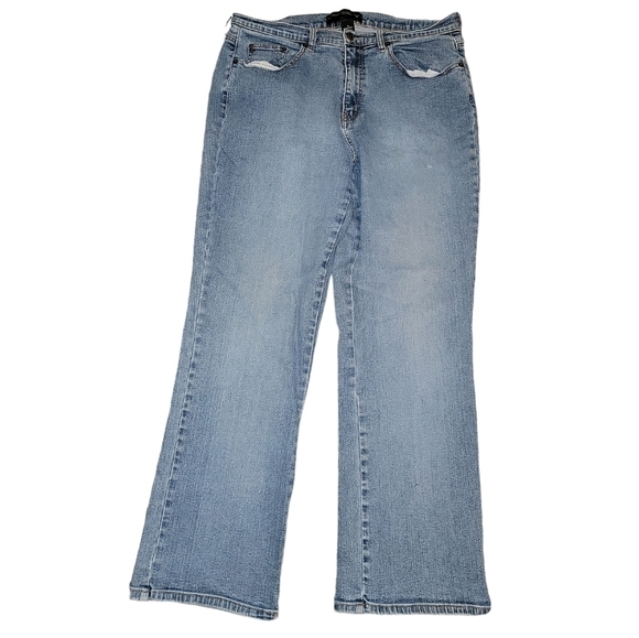 Venezia size 18 average denim blue jeans cotton and spandex - Picture 8 of 8